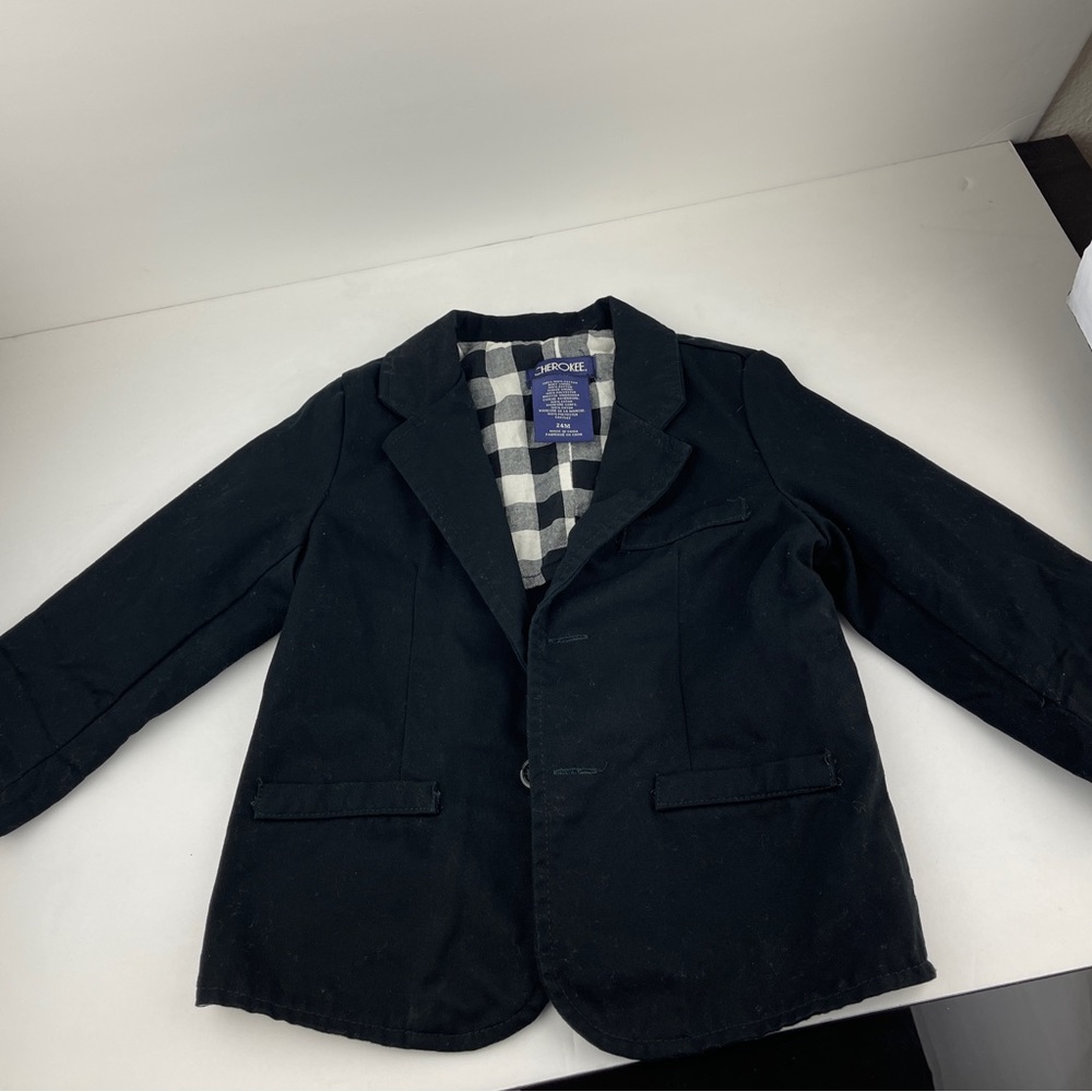 Cherokee Boy Black Blazer 24M
